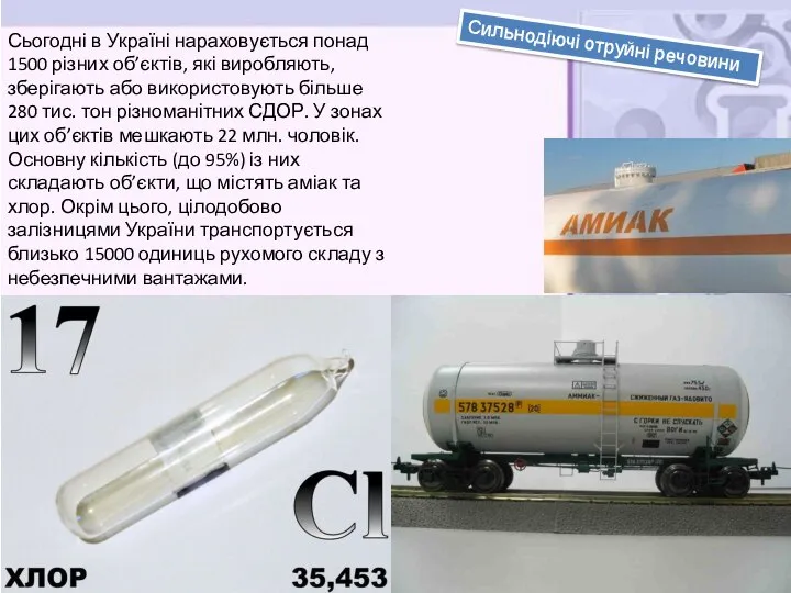 Сьогодні в Україні нараховується понад 1500 різних об’єктів, які виробляють, зберігають