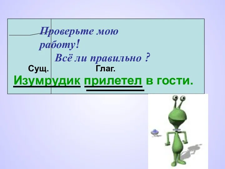 Проверьте мою работу! Всё ли правильно ?