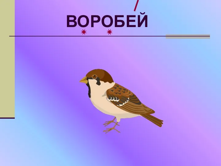 ВОРОБЕЙ