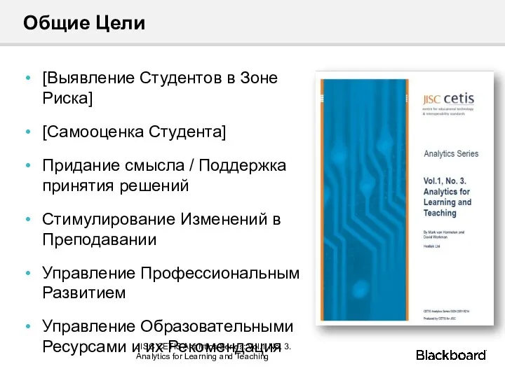 Общие Цели [Выявление Студентов в Зоне Риска] [Самооценка Студента] Придание смысла