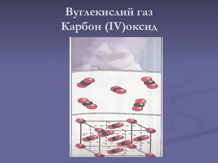 Вуглекислий газ Карбон (IV)оксид