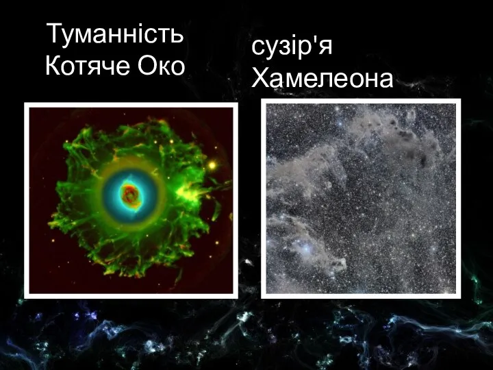 Туманність Котяче Око сузір'я Хамелеона