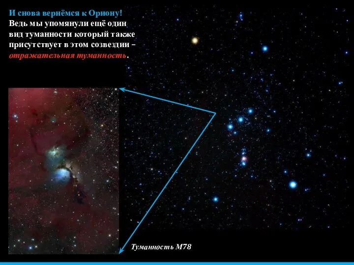 И снова вернёмся к Ориону! Ведь мы упомянули ещё один вид