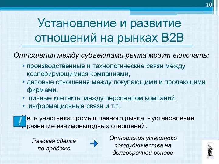 Отношения между субъектами рынка могут включать: производственные и технологические связи между