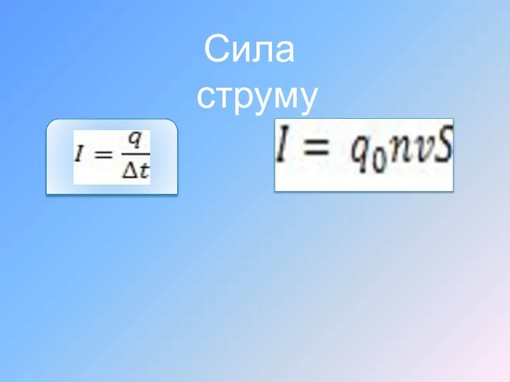 Сила струму