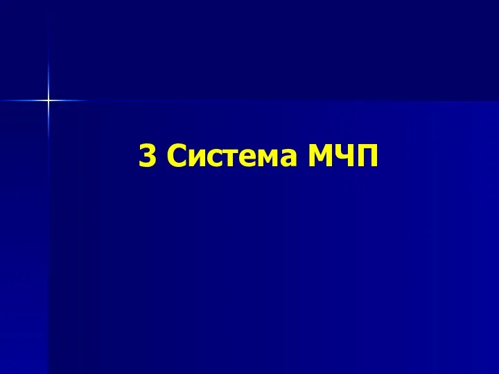 3 Система МЧП