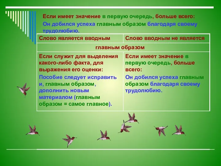 Если имеет значение в первую очередь, больше всего: Он добился успеха главным образом благодаря своему трудолюбию.