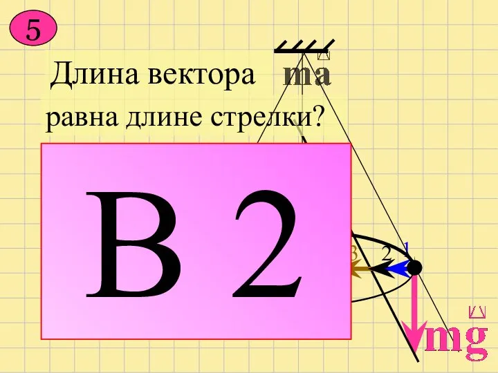 5 равна длине стрелки? В 2