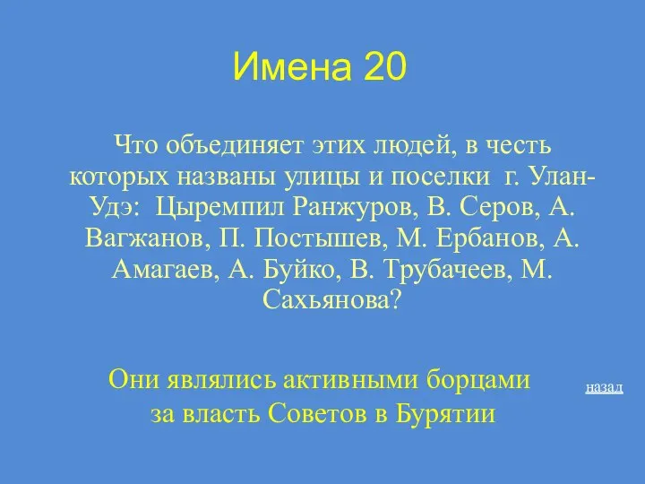 Имена 20 Что объединяет этих людей, в честь которых названы улицы