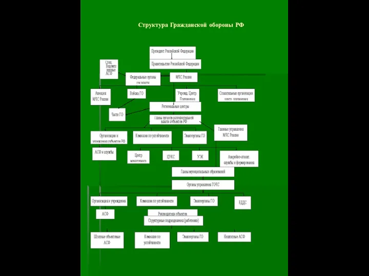 Структура Гражданской обороны РФ