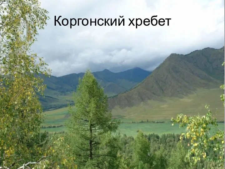 Коргонский хребет