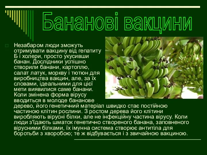 Незабаром люди зможуть отримувати вакцину від гепатиту Б і холери, просто