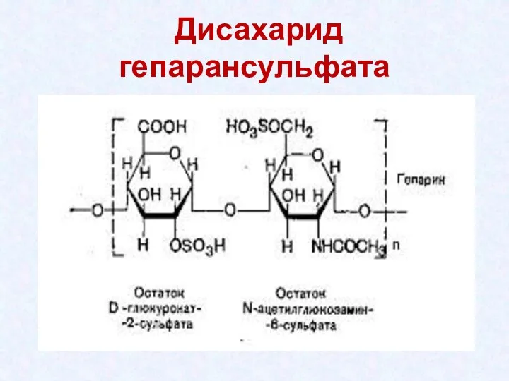Дисахарид гепарансульфата