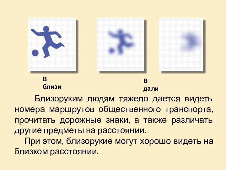 Близоруким людям тяжело дается видеть номера маршрутов общественного транспорта, прочитать дорожные