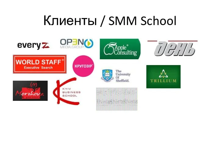 Клиенты / SMM School