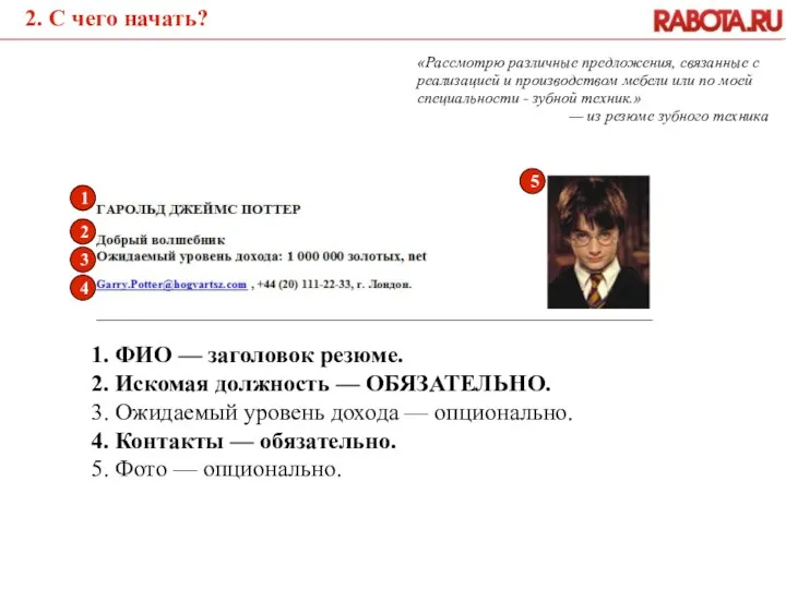 2. С чего начать? «Рассмотрю различные предложения, связанные с реализацией и