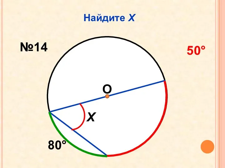 Найдите Х О 80 Х №14 50