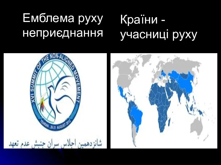 Емблема руху неприєднання Країни - учасниці руху