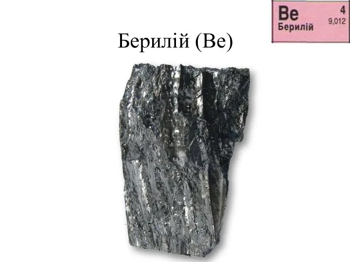 Берилій (Be)