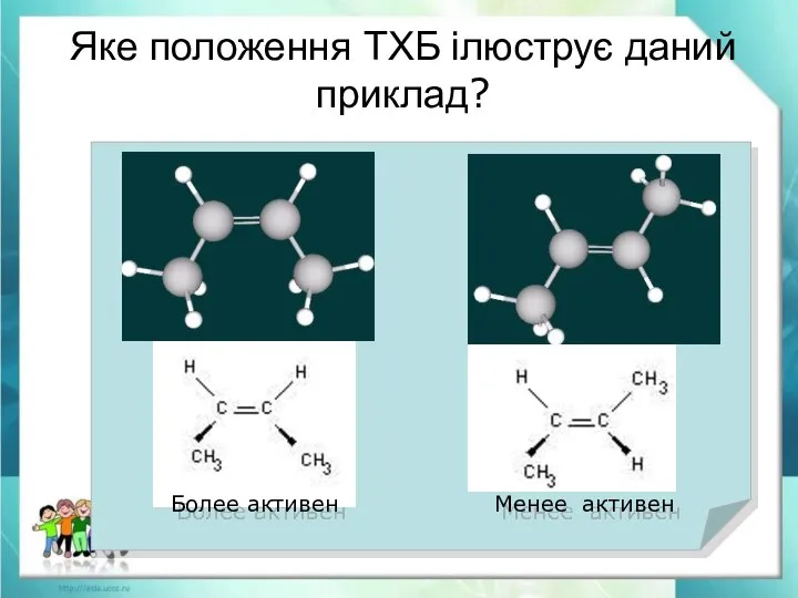 Яке положення ТХБ ілюструє даний приклад?