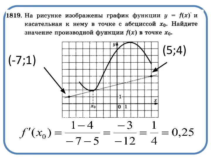 (-7;1) (5;4)