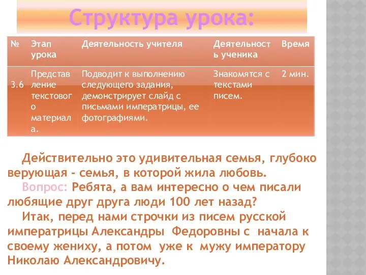 Действительно это удивительная семья, глубоко верующая - семья, в которой жила