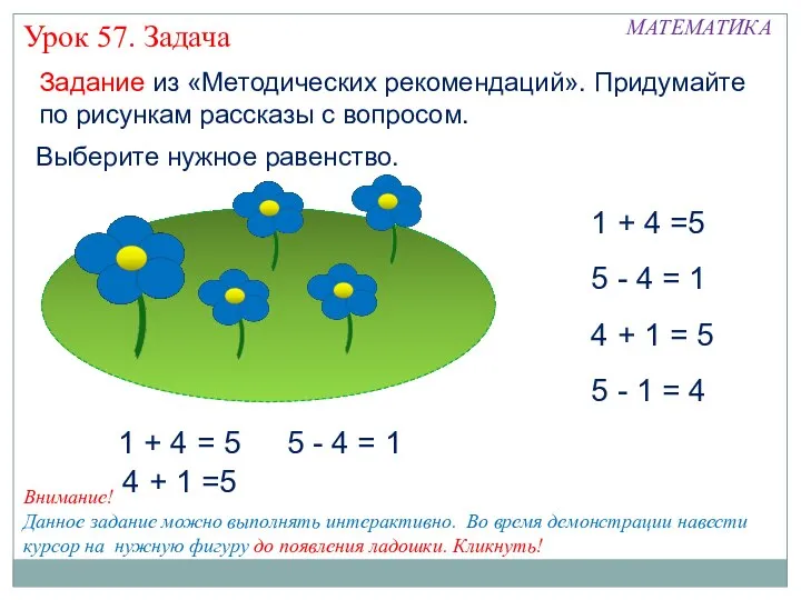 Задание из «Методических рекомендаций». Придумайте по рисункам рассказы с вопросом. 1