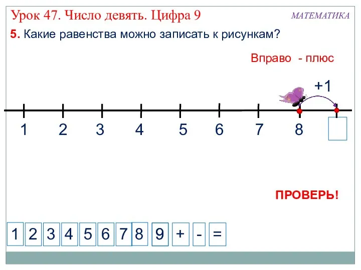 1 2 3 4 + - = 5. Какие равенства можно