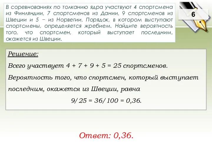 В соревнованиях по толканию ядра участвуют 4 спортсмена из Финляндии, 7