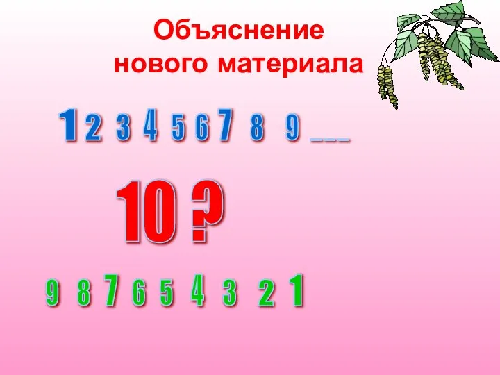 Объяснение нового материала 1 2 3 4 5 6 7 8