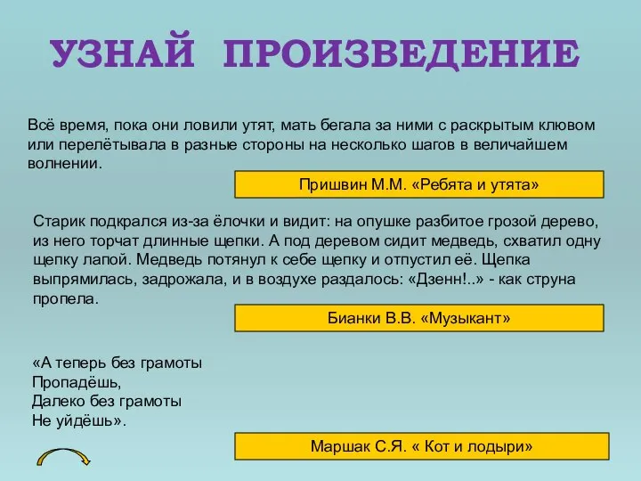 Всё время, пока они ловили утят, мать бегала за ними с