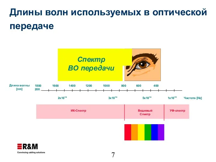 Длина волны [nm] Частота [Hz] 1800 1600 1400 1200 1000 800