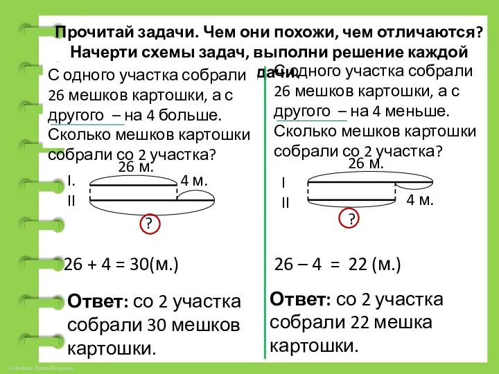 С одного участка собрали 26 мешков картошки, а с другого –