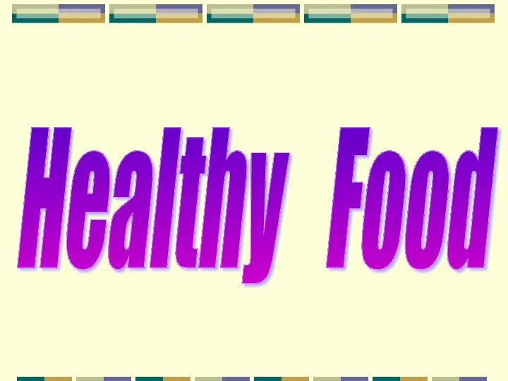 Healthy Food