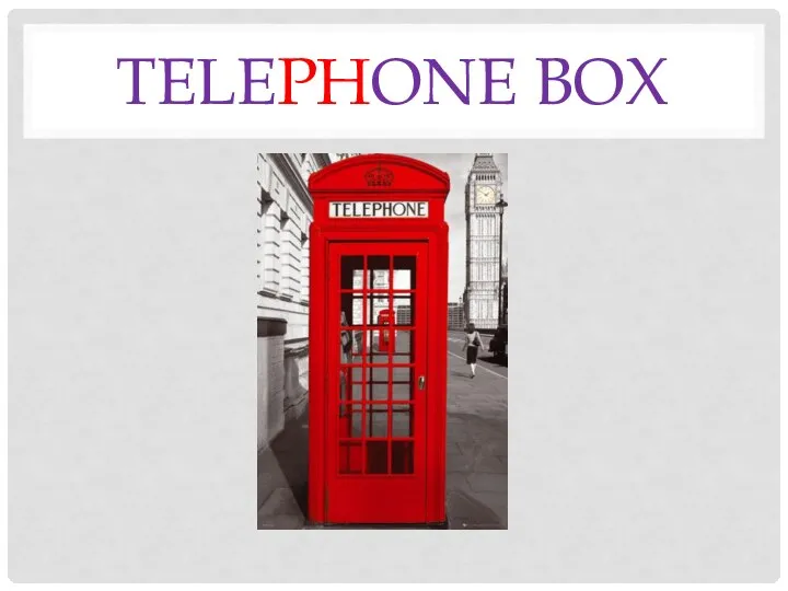 Telephone box