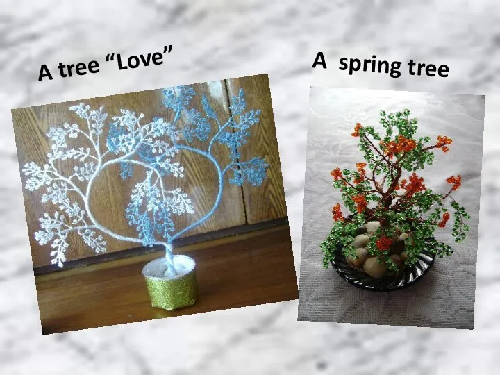 A tree “Love” A spring tree