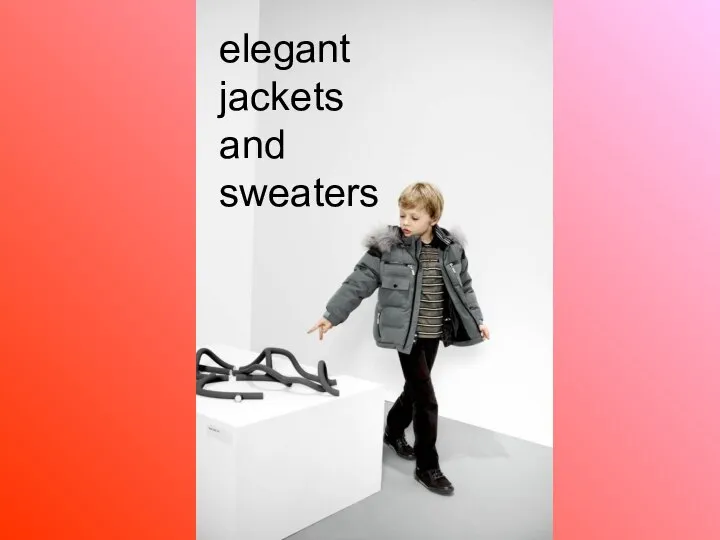 elegant jackets and sweaters