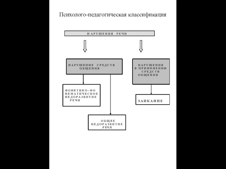 Психолого-педагогическая классификация