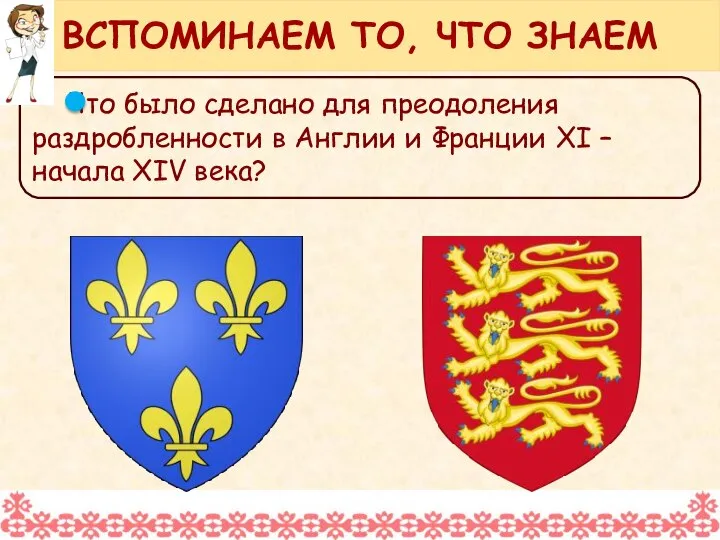 Что было сделано для преодоления раздробленности в Англии и Франции XI