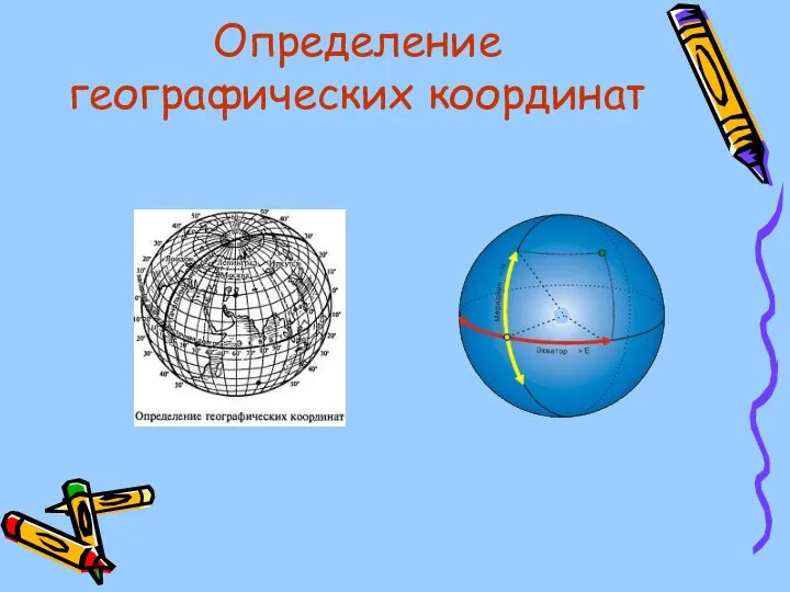 Определение географических координат