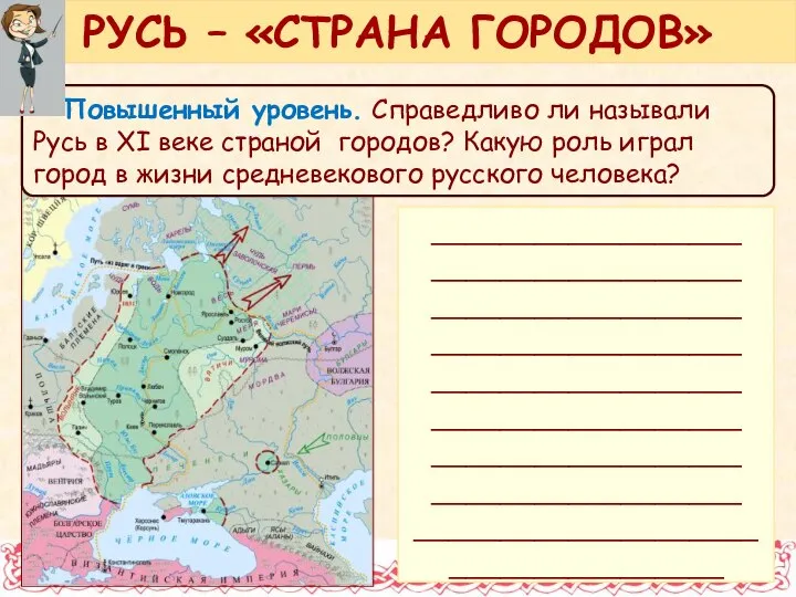 Повышенный уровень. Справедливо ли называли Русь в XI веке страной городов?