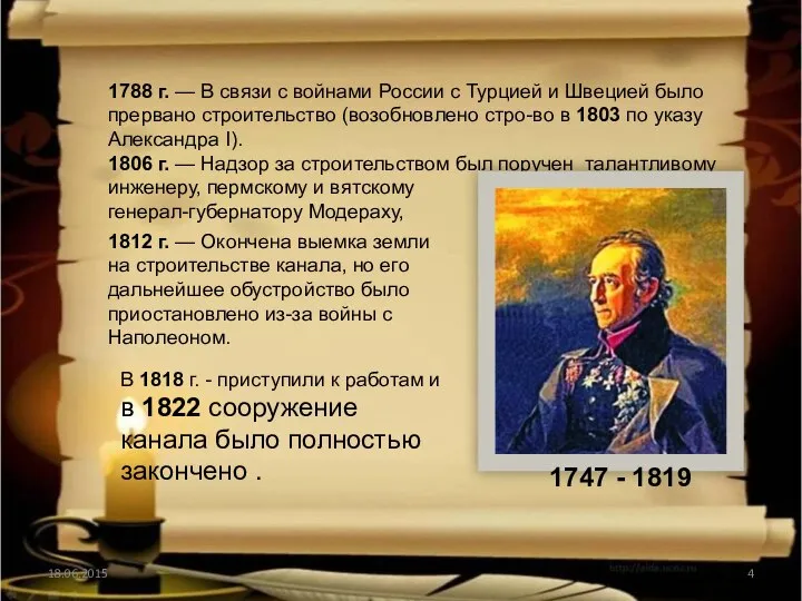 1788 г. — В связи с войнами России с Турцией и