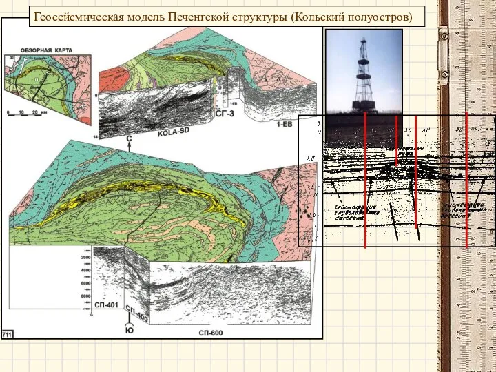 Геосейсмическая модель Печенгской структуры (Кольский полуостров)