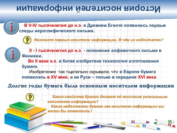 В V-IV тысячелетия до н.э. в Древнем Египте появились первые следы