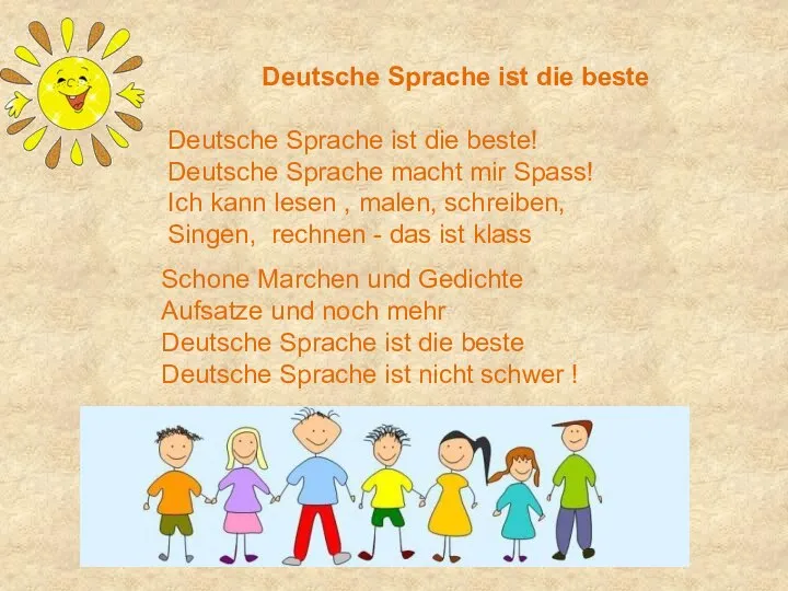 Deutsche Sprache ist die beste Deutsche Sprache ist die beste! Deutsche