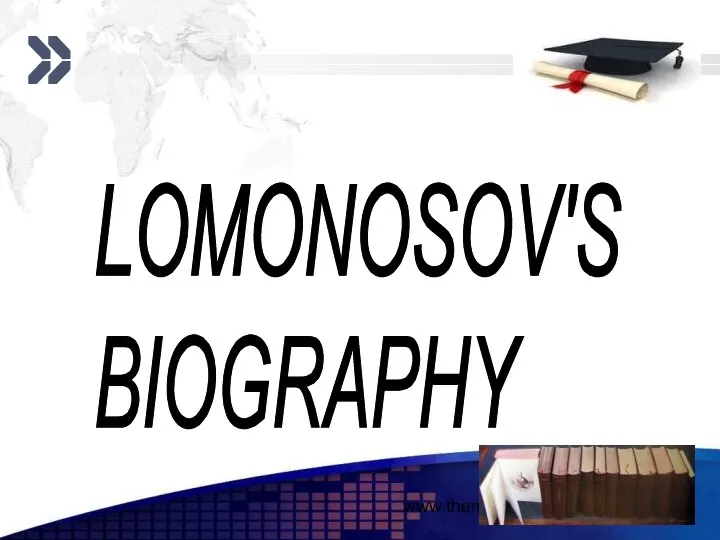 www.themegallery.com LOMONOSOV'S BIOGRAPHY