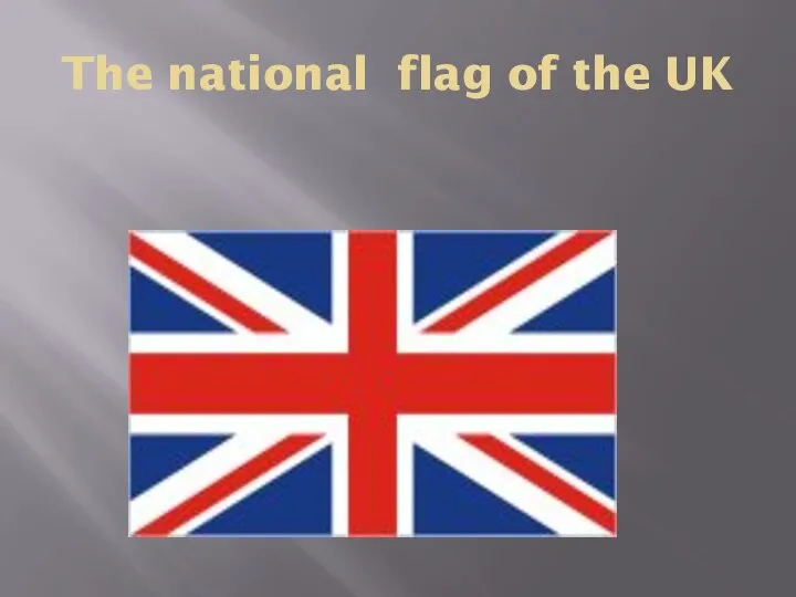 The national flag of the UK