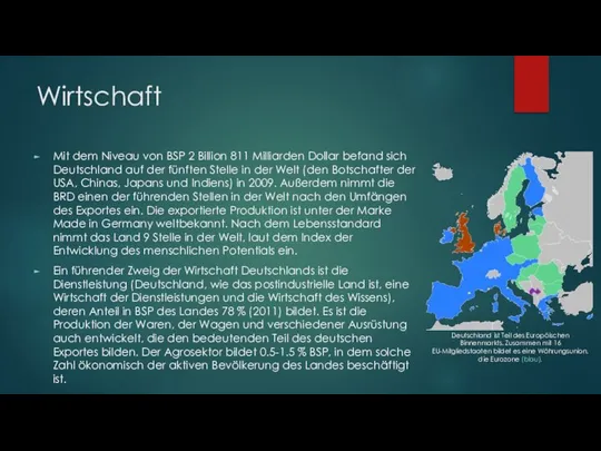 Wirtschaft Mit dem Niveau von BSP 2 Billion 811 Milliarden Dollar