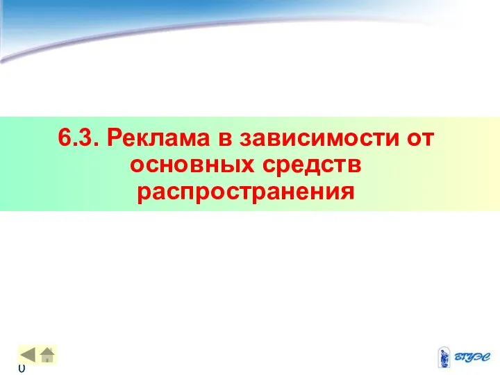 6.3. Реклама в зависимости от основных средств распространения