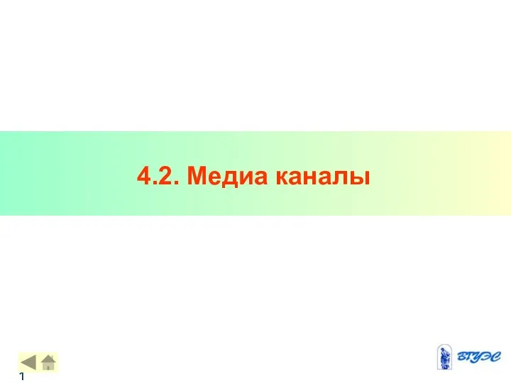 4.2. Медиа каналы